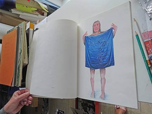 Künstlerbuch, Künstlerin Helga Hartje
